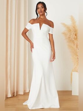 Lulus | Dresses | Cocktail Hour Ivory Wrap Dress Lulus | Poshmark